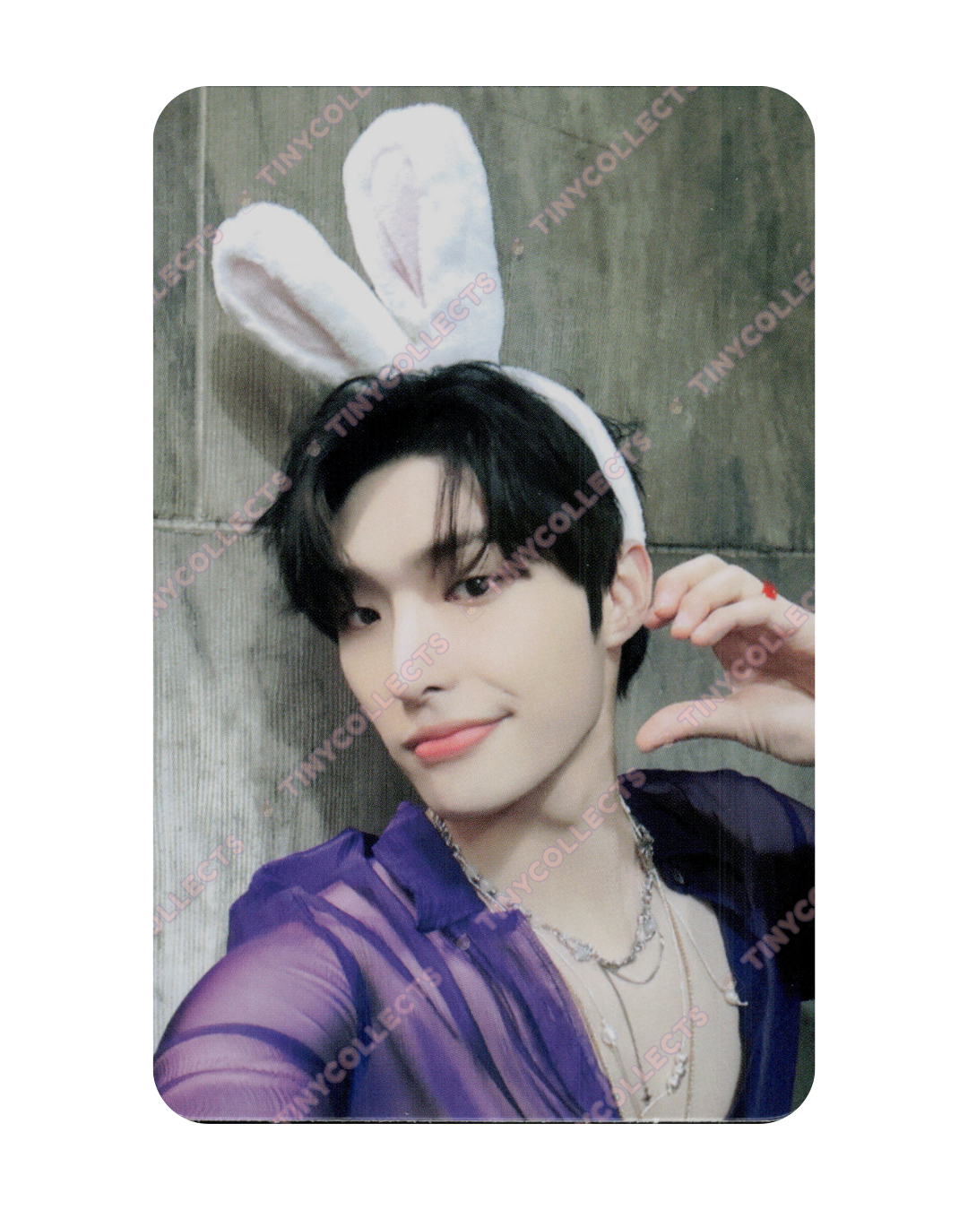 Mingi Makestar 3.0 Bunny Ears Headband ver. fansign benefit Golden Hour Part 1 ATEEZ