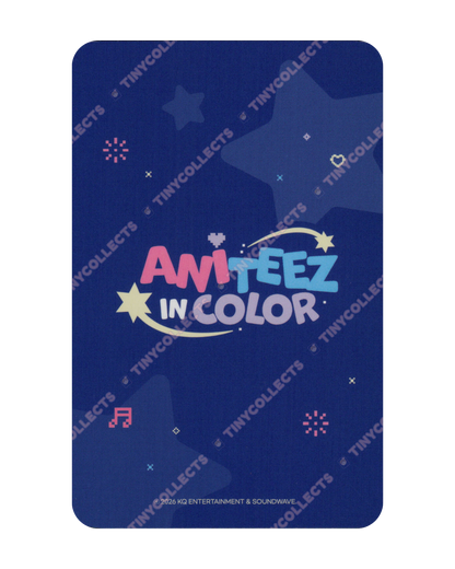 Seonghwa Jongho unit Trading Card 6 Aniteez in Color ATEEZ