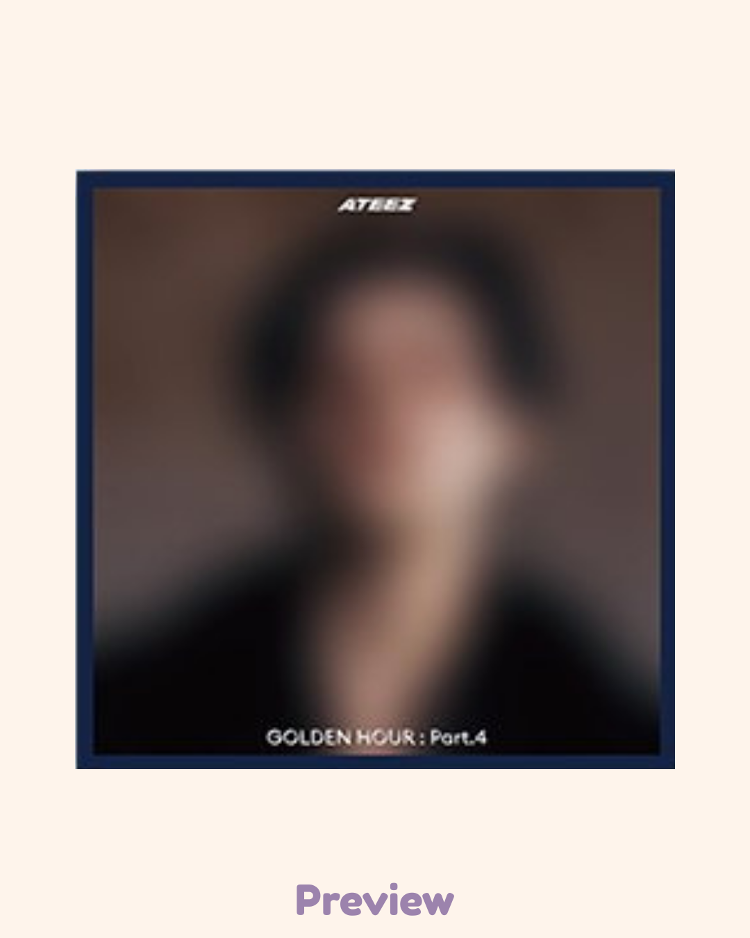 Sealed Digipack choose member Golden Hour part 4 ATEEZ