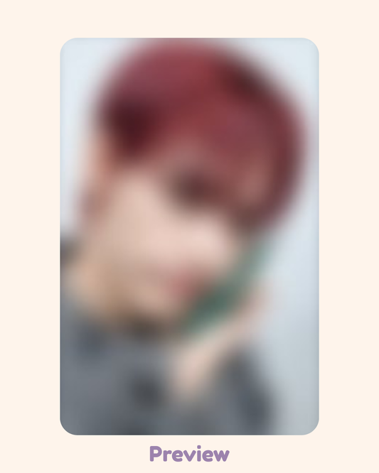 Wooyoung Dear My Muse Lucky Draw 1.2 It's Hot! ver. Golden Hour part 4 ATEEZ