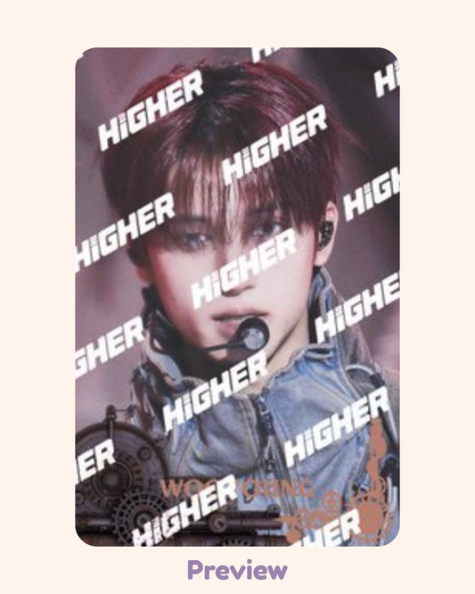 Wooyoung Higher Timepiece Adrenaline Stage ver. Golden Hour part 4 ATEEZ