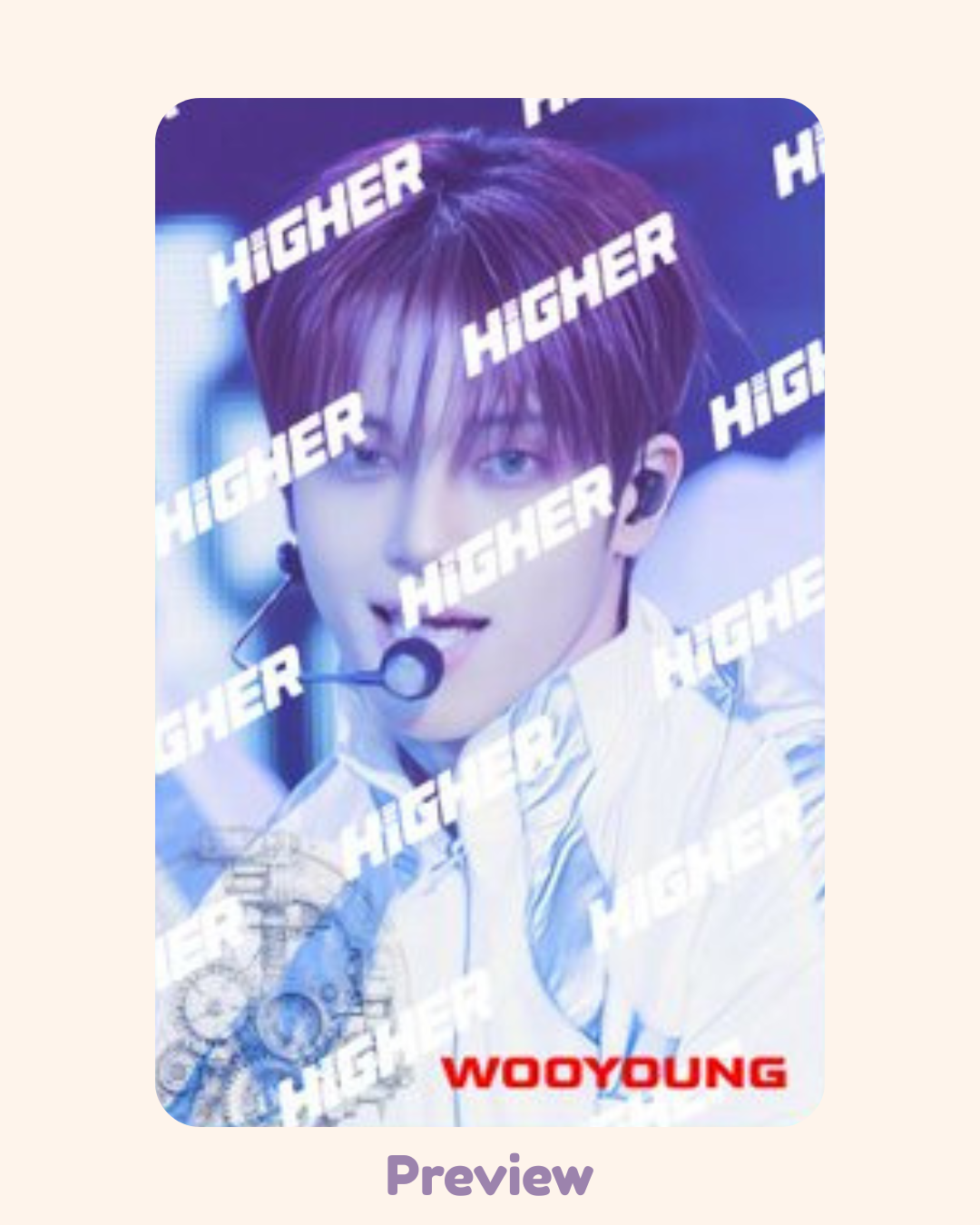 Wooyoung Higher Timepiece NASA Stage ver. Golden Hour part 4 ATEEZ