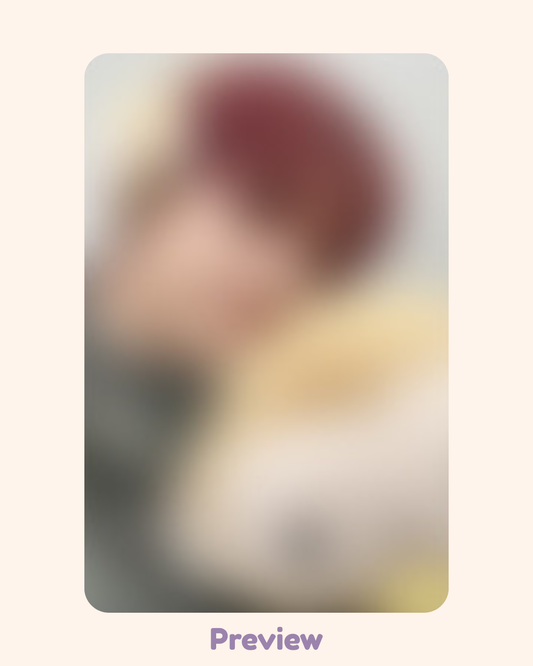 Wooyoung Fromm 4.0 Monkey ver. fansign benefit Golden Hour part 4 ATEEZ