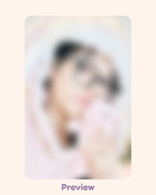 Wooyoung Hellolive 5.0 Bunny Blanket ver. fansign benefit Golden Hour part 4 ATEEZ
