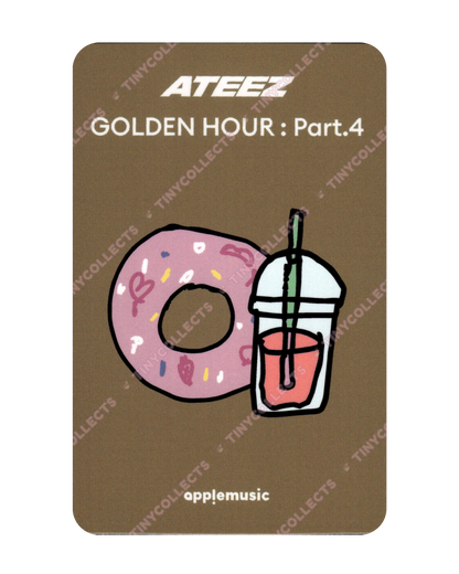 Yeosang Cafe event benefit Apple Music/OffiK Golden Hour part 4 ATEEZ