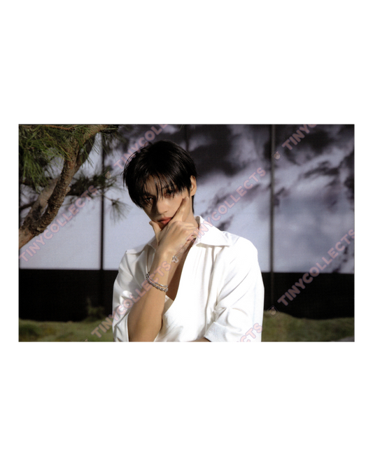 Wooyoung Cafe event set benefit postcard Soundwave Golden Hour part 4 ATEEZ