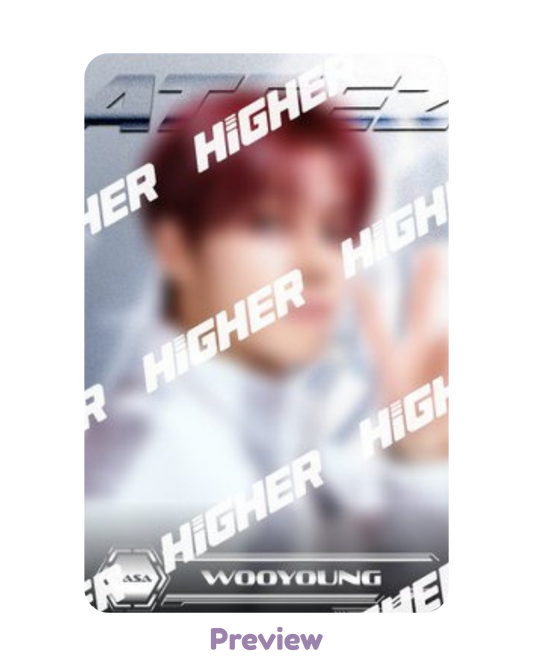 Wooyoung Higher Timepiece NASA selfie ver. Golden Hour part 4 ATEEZ