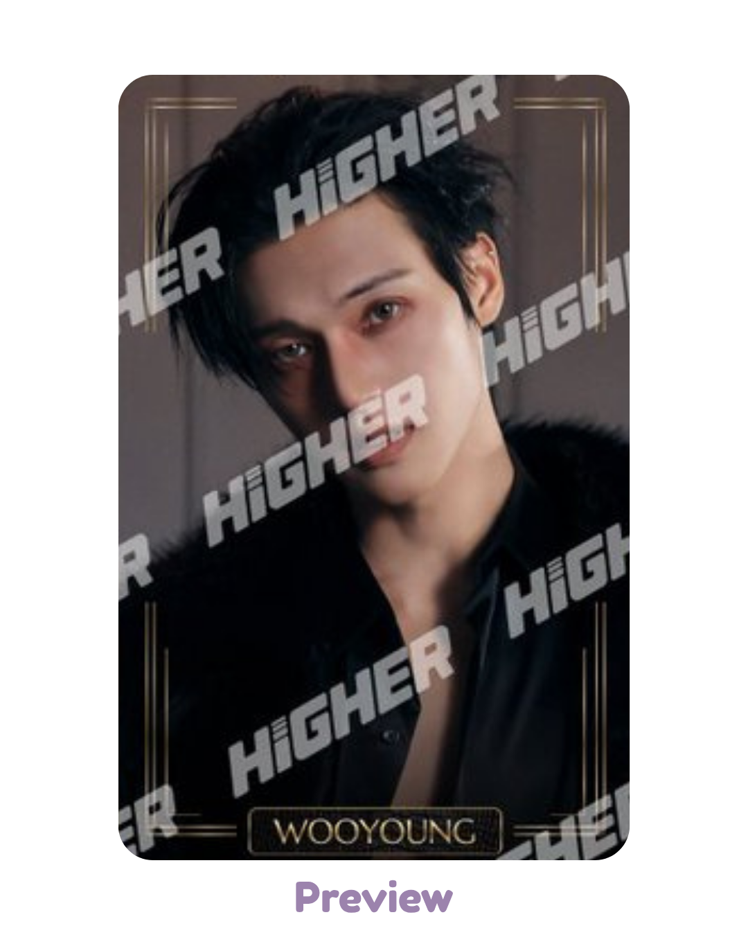 Wooyoung Higher Timepiece Adrenaline Theme C ver. Golden Hour part 4 ATEEZ