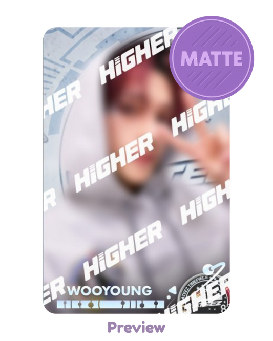 Wooyoung Higher Timepiece NASA selfie SPACE ver. Matte Golden Hour part 4 ATEEZ