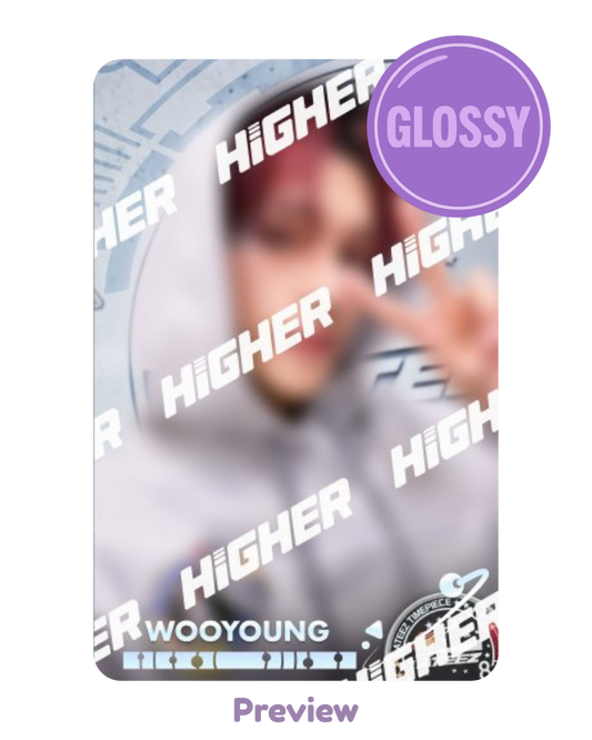 Wooyoung Higher Timepiece NASA selfie SPACE ver. Glossy Golden Hour part 4 ATEEZ