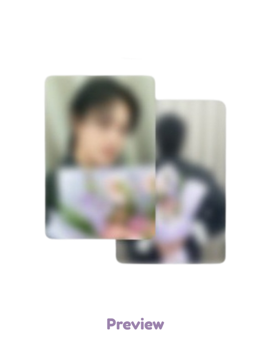 Wooyoung Toktoq 1.2 Bouquet ver. POB double-sided Golden Hour part 5 ATEEZ