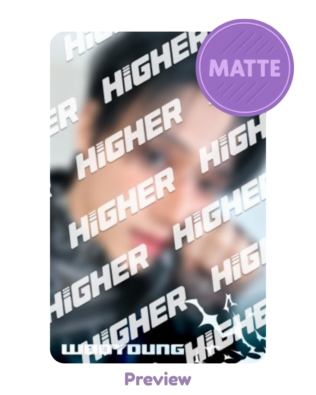 Wooyoung Higher Timepiece 1.0 Comeback Selfie ver. Matte Golden Hour part 5 ATEEZ