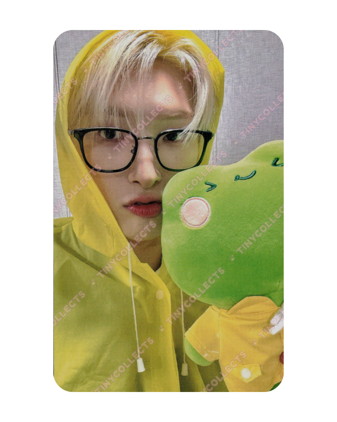 Mingi Jump Up Lucky Draw 1.0 Jump Up Raincoat ver. Golden Hour part 4 ATEEZ