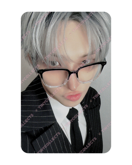 Mingi Dear My Muse 1.1 Horn Rim Glasses ver. POB Golden Hour part 5 ATEEZ