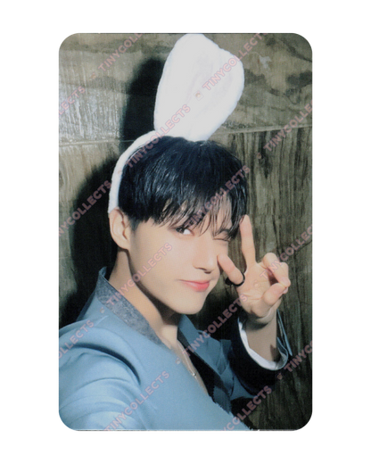 Wooyoung Makestar 3.0 Bunny Ears Headband ver. fansign benefit Golden Hour Part 1 ATEEZ
