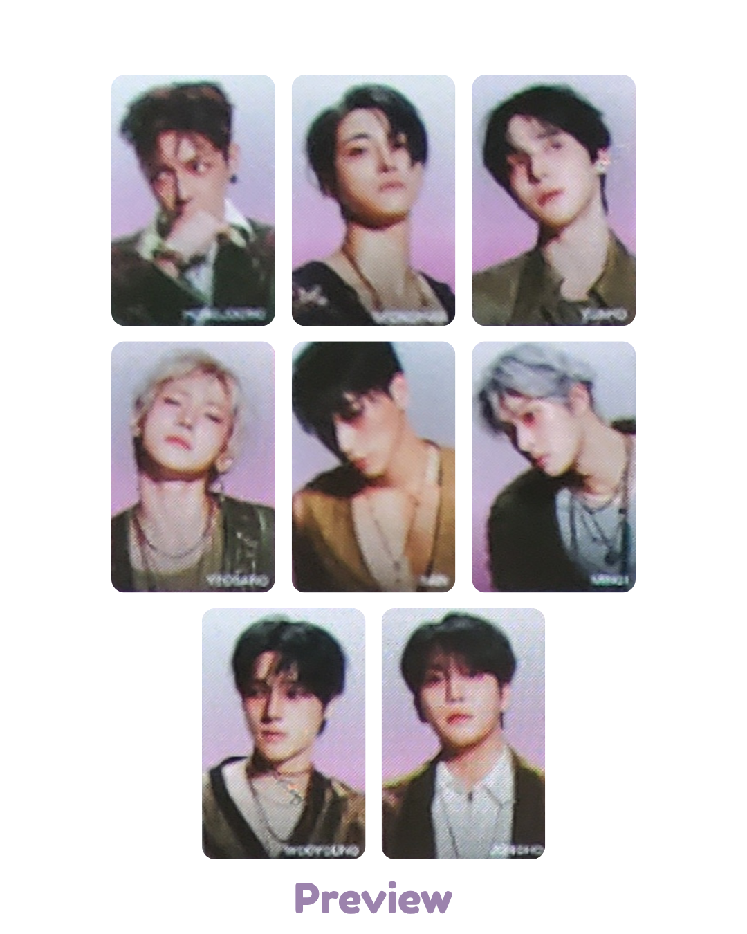 Set/OT8 Higher Timepiece 4.0 Concept Theme A ver. Golden Hour part 5 ATEEZ