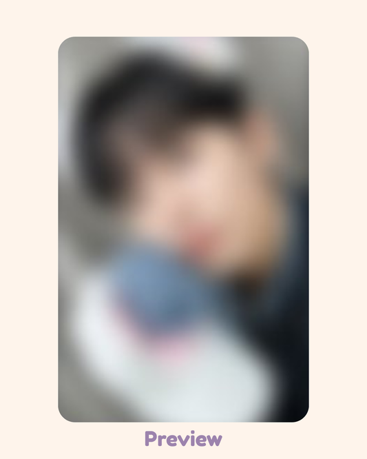 Jongho Dear My Muse Lucky Draw 1.1 Woolly Meow ver. Golden Hour part 4 ATEEZ