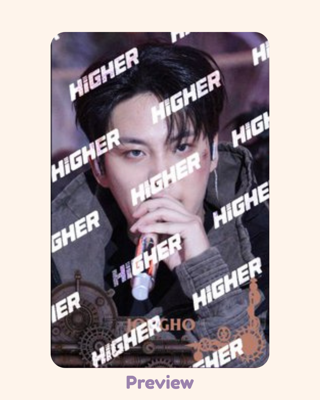 Jongho Higher Timepiece Adrenaline Stage ver. Golden Hour part 4 ATEEZ