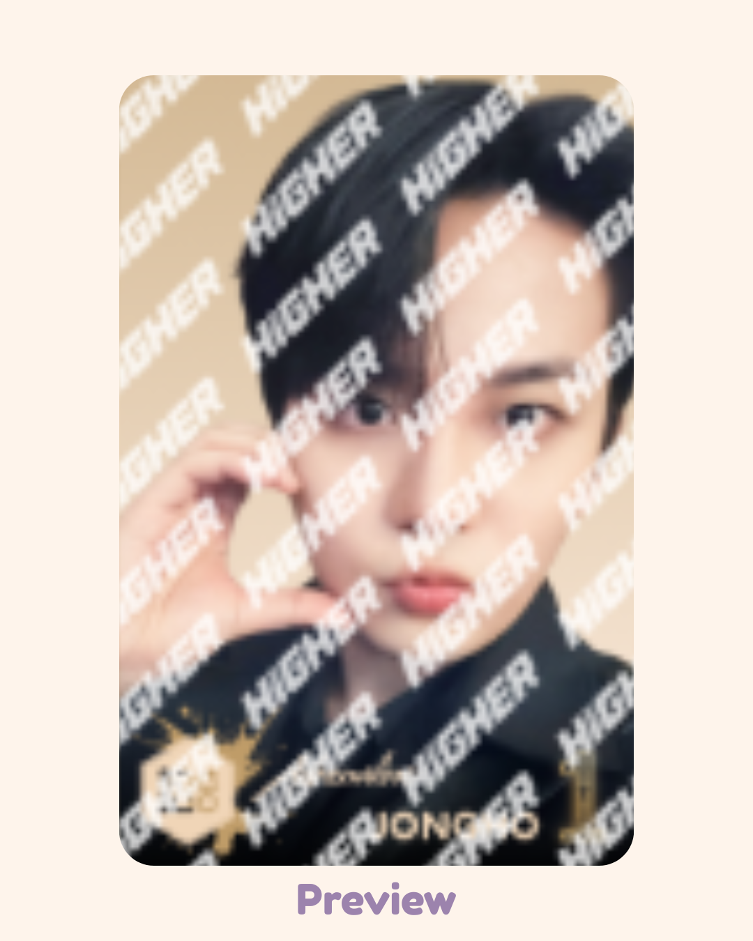 Jongho Higher Timepiece MBC Show! Win ver. Golden Hour part 4 ATEEZ