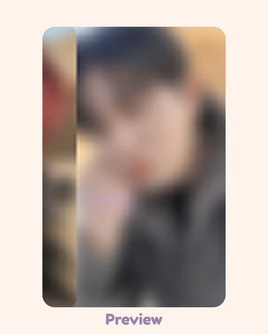 Jongho Apple Music 3.0 Bandaid ver. fansign benefit Golden Hour part 4 ATEEZ