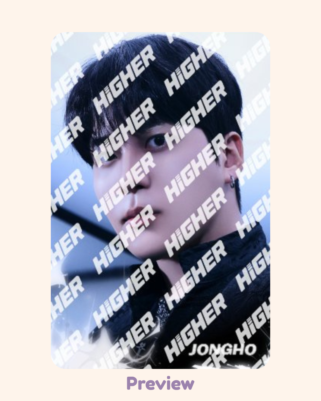 Jongho Higher Timepiece Adrenaline Theme ver. B Golden Hour part 4 ATEEZ