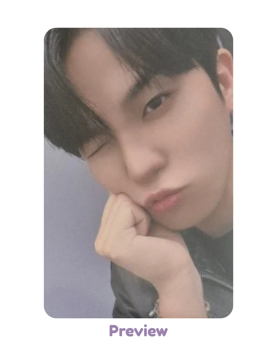 Jongho Makestar 5.2 Cuteez ver. fansign benefit Golden Hour part 4 ATEEZ