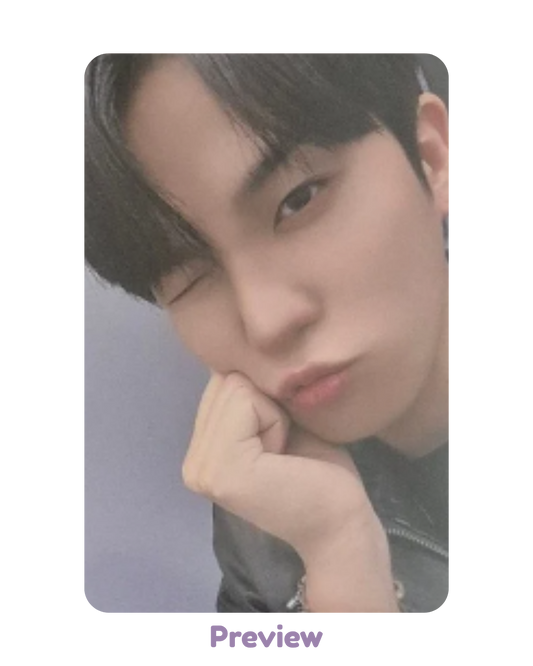 Jongho Makestar 5.2 Cuteez ver. fansign benefit Golden Hour part 4 ATEEZ