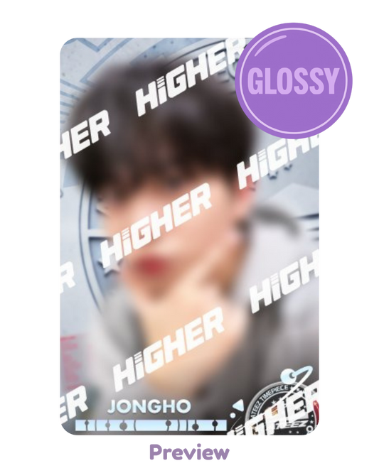 Jongho Higher Timepiece NASA selfie SPACE ver. Glossy Golden Hour part 4 ATEEZ