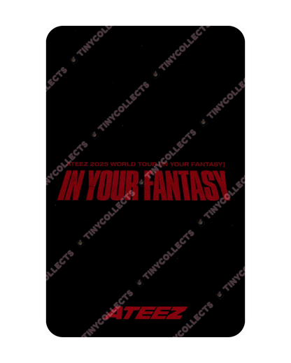 Wooyoung IYF Tour Japan Trading Card ver. 3 merch ATEEZ
