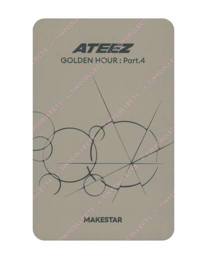 Yunho Makestar 3.0 Kyuu~ ver. Fansign Benefit Golden Hour part 4 ATEEZ