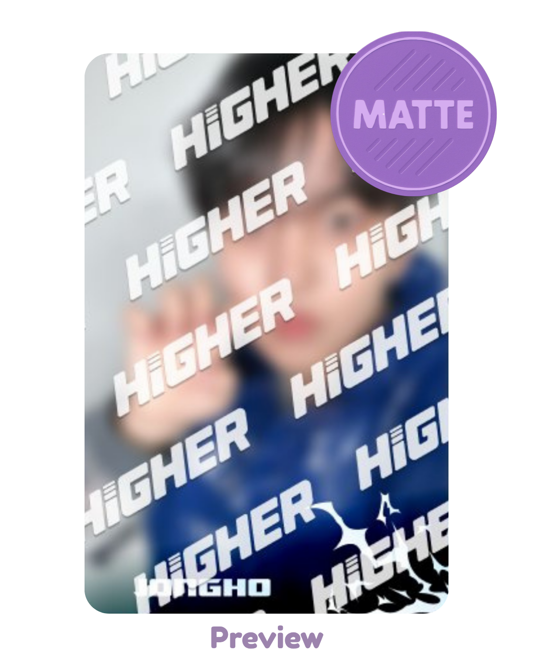 Jongho Higher Timepiece 1.0 Comeback Selfie ver. Matte Golden Hour part 5 ATEEZ