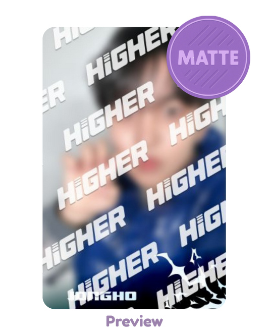 Jongho Higher Timepiece 1.0 Comeback Selfie ver. Matte Golden Hour part 5 ATEEZ