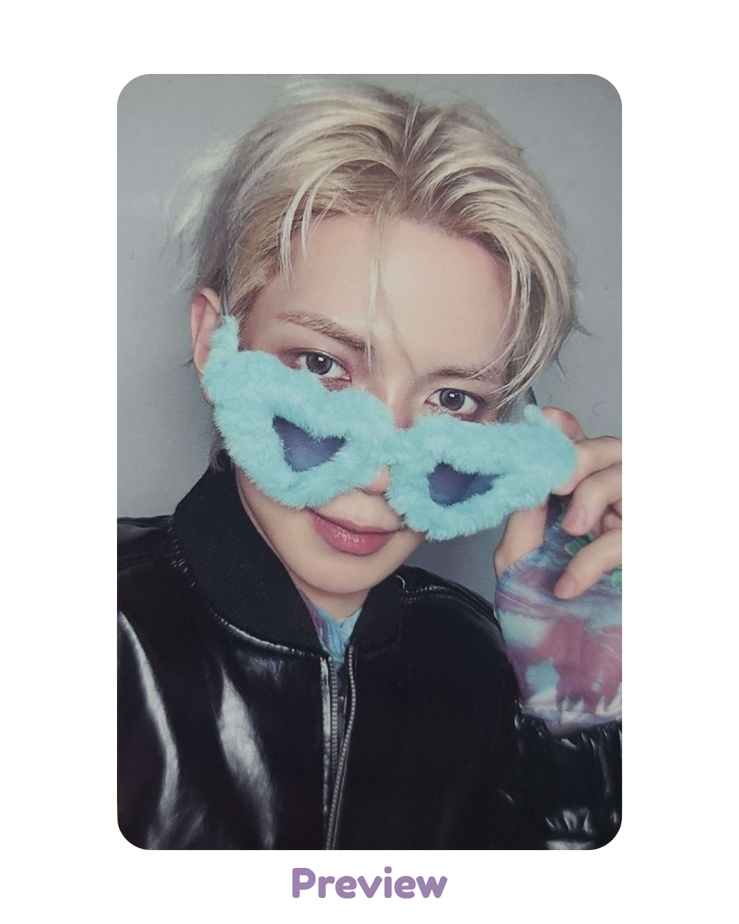 Yeosang Musicart 1.1 Blue Sunglasses ver. POB Golden Hour part 5 ATEEZ