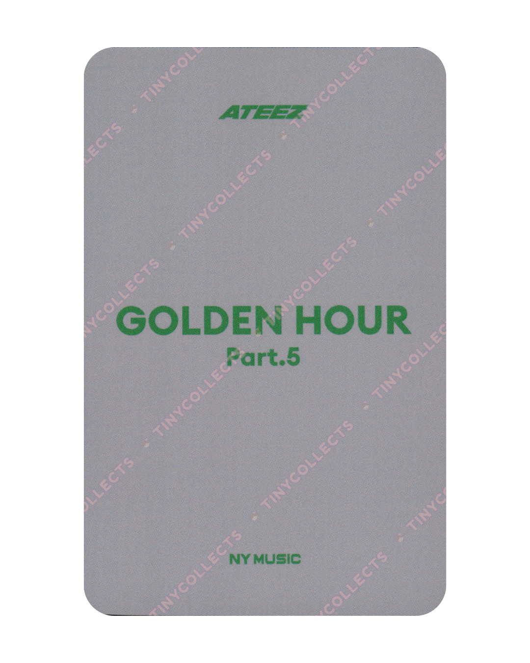 Mingi NY Music Lucky Draw 1.1 Honeybee ver. Golden Hour part 5 ATEEZ