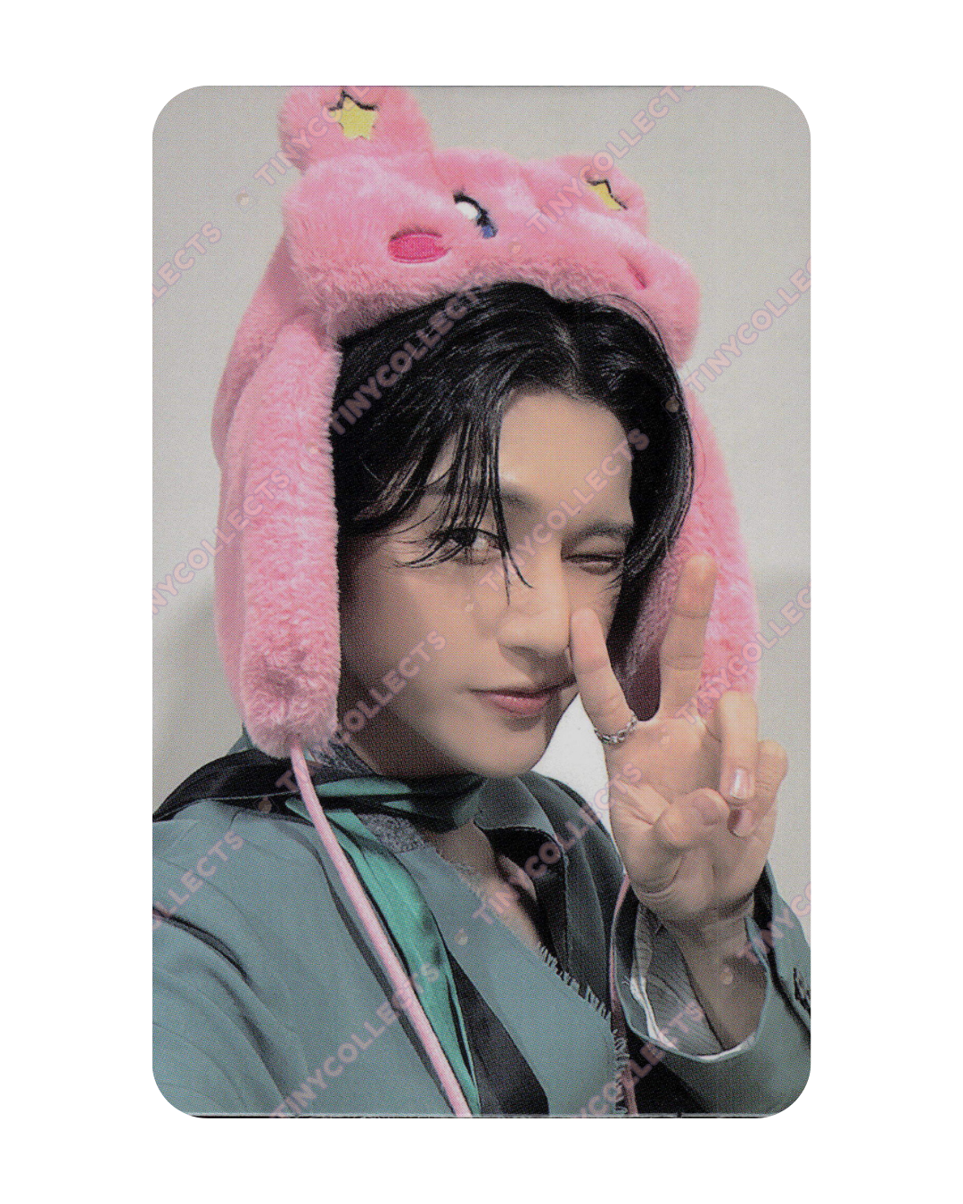 Wooyoung Fromm 3.0 Care Bear/Kirby Hat ver. fansign benefit Golden Hour part 1 ATEEZ
