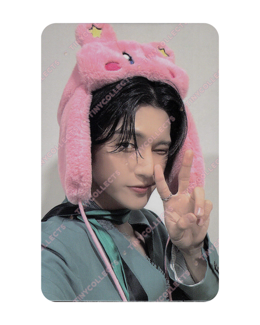 Wooyoung Fromm 3.0 Care Bear/Kirby Hat ver. fansign benefit Golden Hour part 1 ATEEZ