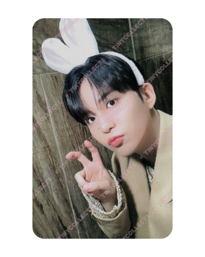 Jongho Makestar 3.0 Bunny Ears Headband ver. fansign benefit Golden Hour Part 1 ATEEZ