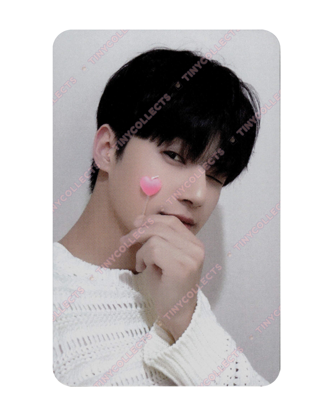 Wooyoung Minirecord 5.0 Heart Candle ver. fansign benefit The World Ep. Fin: Will ATEEZ