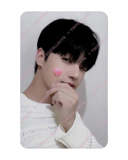Wooyoung Minirecord 5.0 Heart Candle ver. fansign benefit The World Ep. Fin: Will ATEEZ