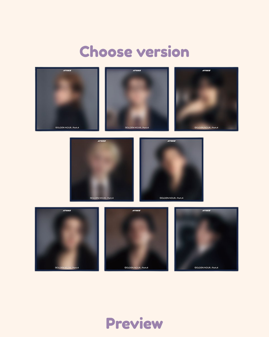 Sealed Digipack choose member Golden Hour part 4 ATEEZ