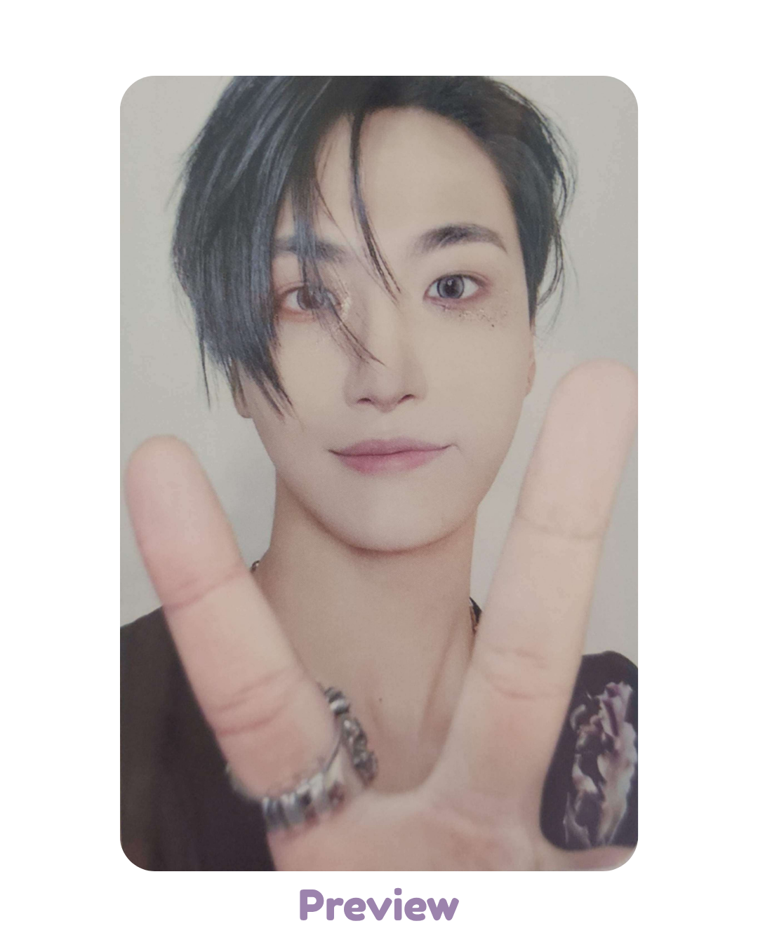Seonghwa Soundwave Mini Pouch incl. Pop-up Golden Hour part 5 ATEEZ