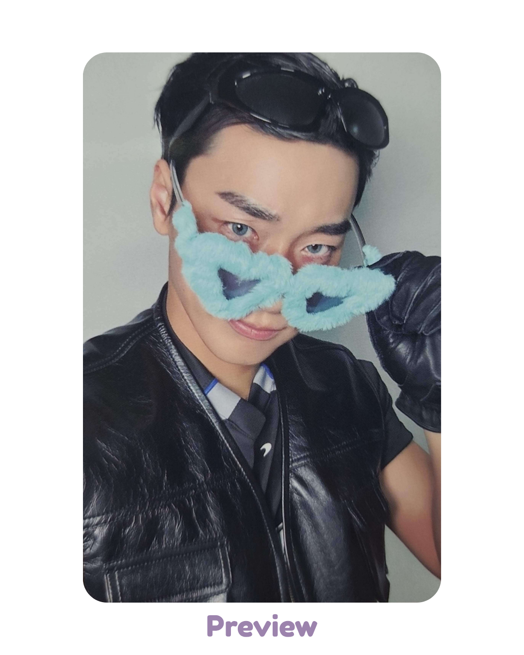 San Musicart 1.1 Blue Sunglasses ver. POB Golden Hour part 5 ATEEZ