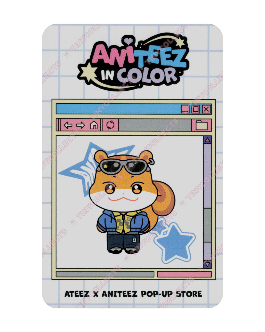 Hongjoong 100k online Purchase Benefit Aniteez in Color ATEEZ