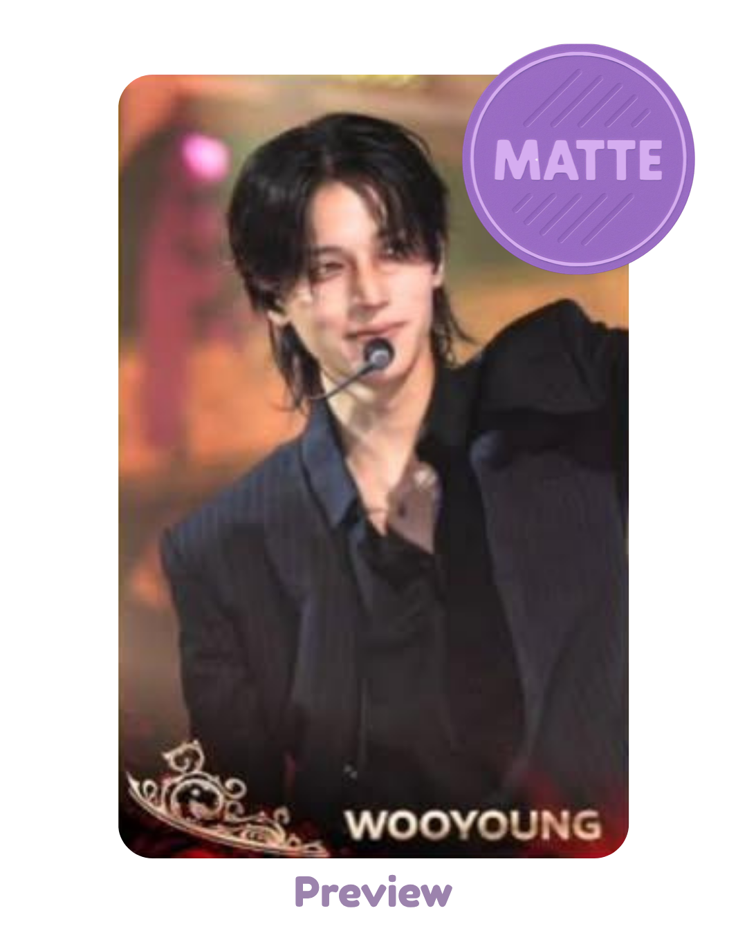 Wooyoung Higher Timepiece 6.0 SBS Inkigayo Ep.1316 ver. Matte Golden Hour part 5 ATEEZ