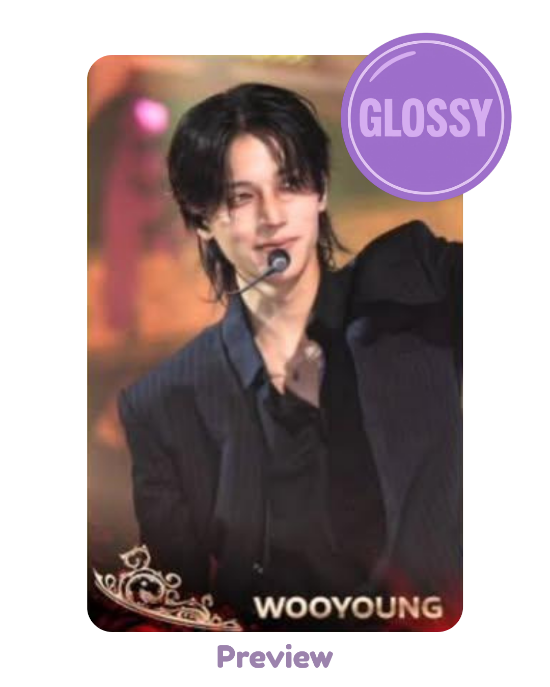 Wooyoung Higher Timepiece 6.0 SBS Inkigayo Ep.1316 ver. Glossy Golden Hour part 5 ATEEZ