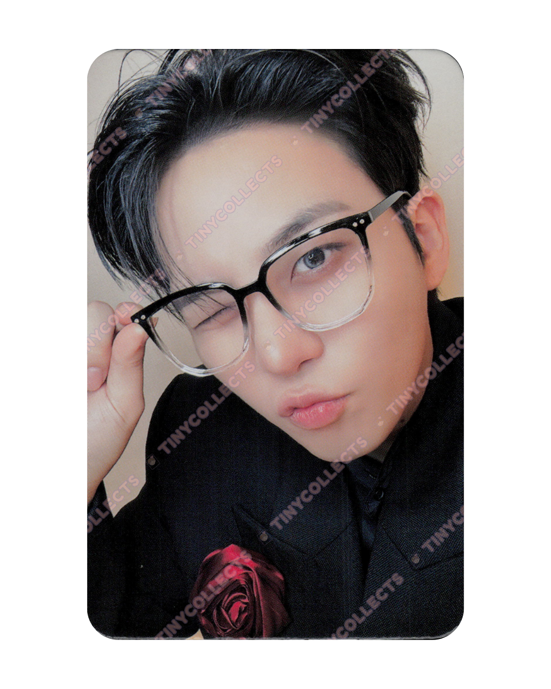 Jongho Dear My Muse 1.1 Horn Rim Glasses ver. POB Golden Hour part 5 ATEEZ