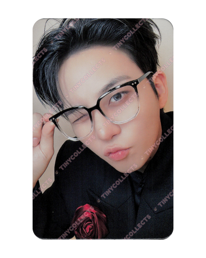 Jongho Dear My Muse 1.1 Horn Rim Glasses ver. POB Golden Hour part 5 ATEEZ