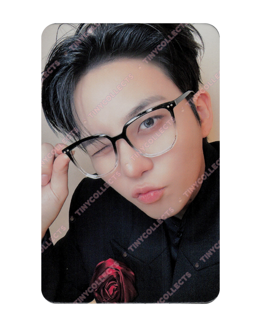 Jongho Dear My Muse 1.1 Horn Rim Glasses ver. POB Golden Hour part 5 ATEEZ