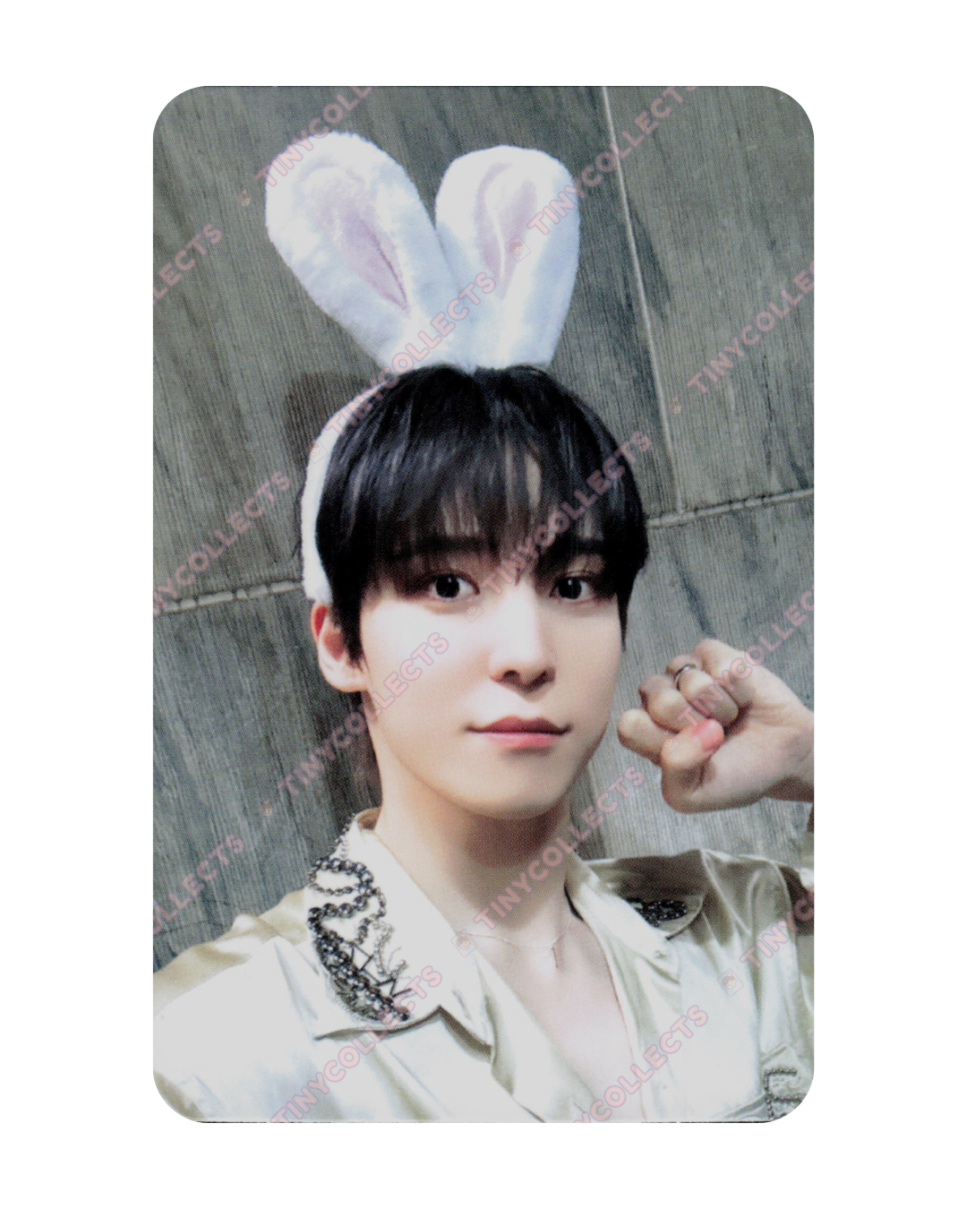 Yunho Makestar 3.0 Bunny Ears Headband ver. fansign benefit Golden Hour Part 1 ATEEZ