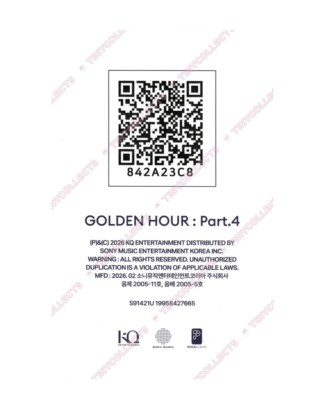 San Diary ver. QR poca incl. Golden Hour part 4 ATEEZ
